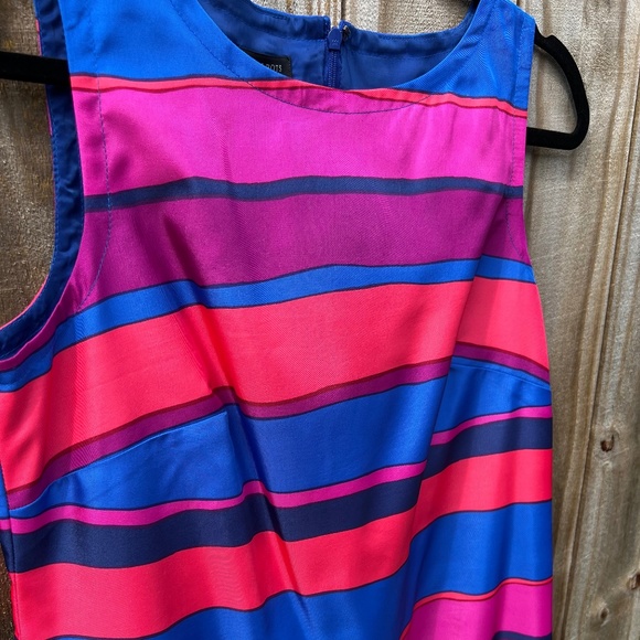 TALBOTS NWT Ladies Sleeveless Striped Dress, SZ10 - Picture 9 of 9